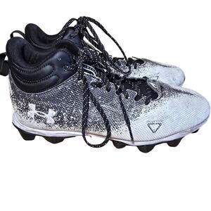 Under Armour UA Locked Down Men’s Football Baseball Cleats Shoes, Size Men 10